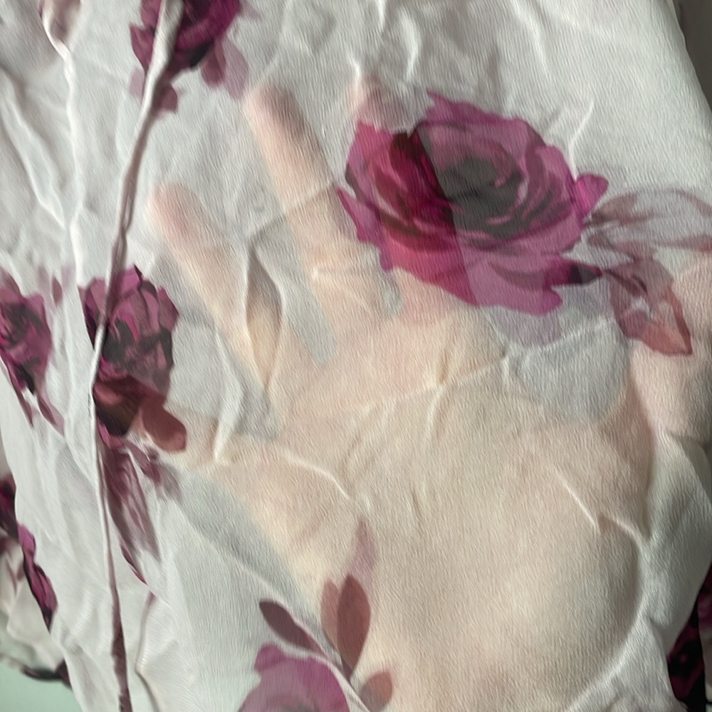 Kate Spade encore rose chiffon top S - Picture 5 of 6